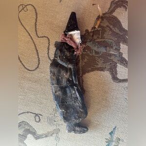 Vintage Witch with A Candle On A Wire Can Hang From the Back